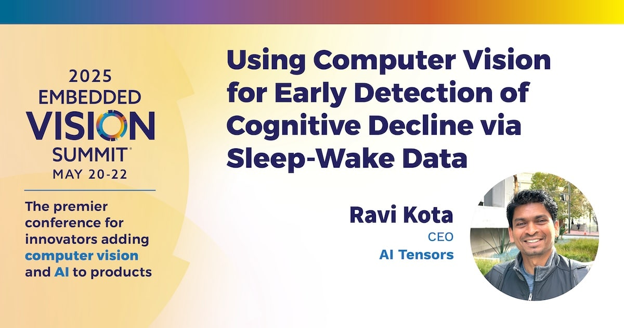 Using Computer Vision for Early Detection of Cognitive Decline via Sleep-wake Data