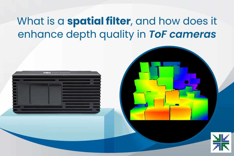 What is a Spatial Filter, and How Does it Enhance Depth Quality in ToF Cameras